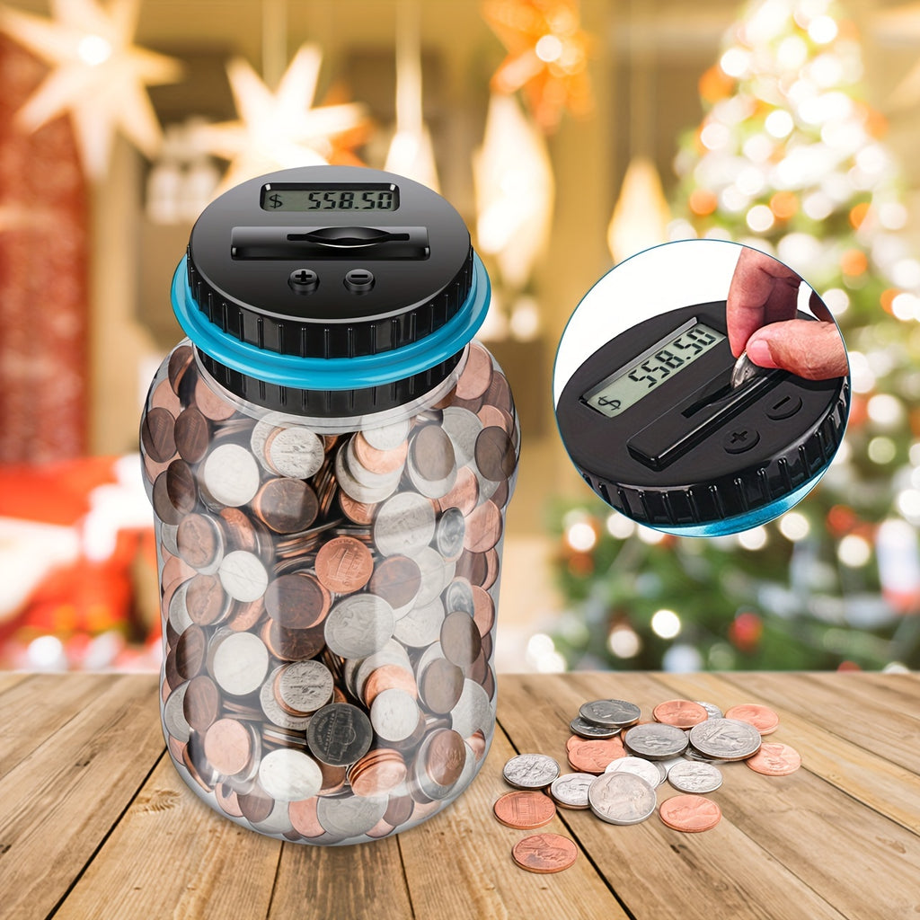 Digital Counting Money Jar