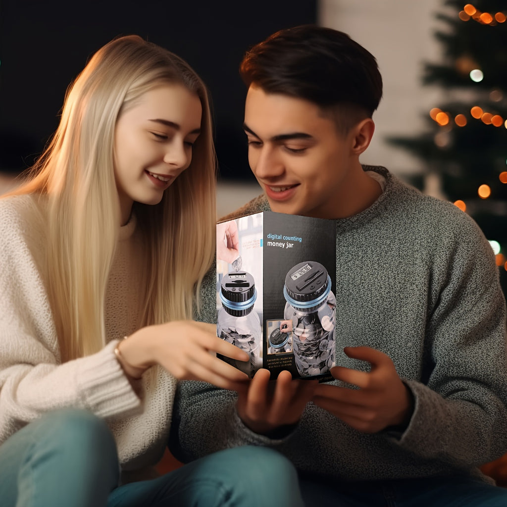 Digital Counting Money Jar