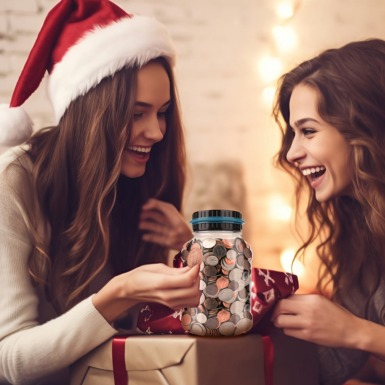 Digital Counting Money Jar