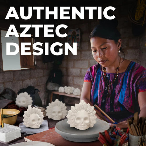 Authentic Aztec Whistle Loud Spooky Aztec Death Whistle Skull Realistic Human Screaming Aztec Ghost War Whistle Halloween Props