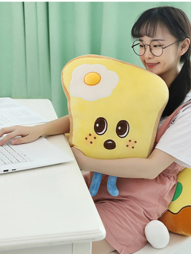 Chips Chicken Leg Fries Food Pillow Pizza Snack Plush Toy Bed Soft Doll Cusion Creactive Valentine's Day Birthday Gift Plushie