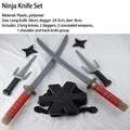 Ninja Set Toy 7 Piece Set Comes with Dart Cosplay Prop Safe Plastic Material Super Cool Japanese Samurai Series Christmas Gift