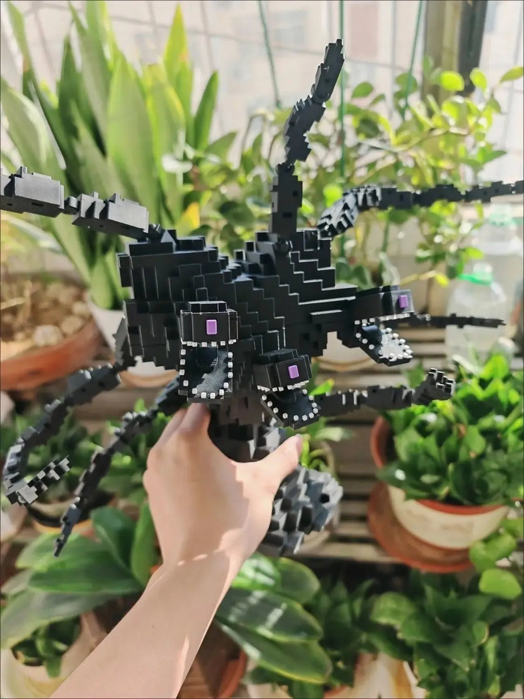 3D Printed Minecraft Witherstorm