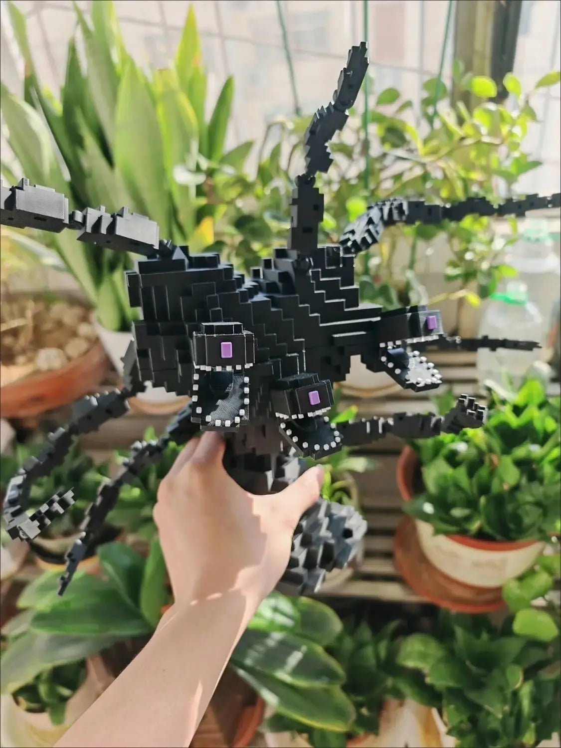 3D Printed Minecraft Witherstorm