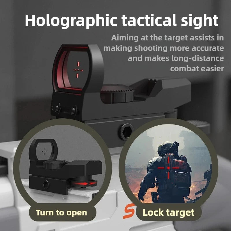 Double Barreled Toy Gun S686 Airsoft Rifle with Dual Soft Bullets Outdoor Sports Game Pistol Shotgun Weapon for Kids Gift