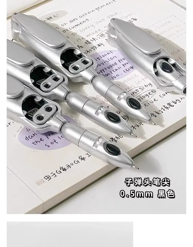 Funny Ballpoint Pen 1.0mm Dark Purple Ink Creative Squid Design Gel Pens Kids Gift Student School Office Stationery Supplies