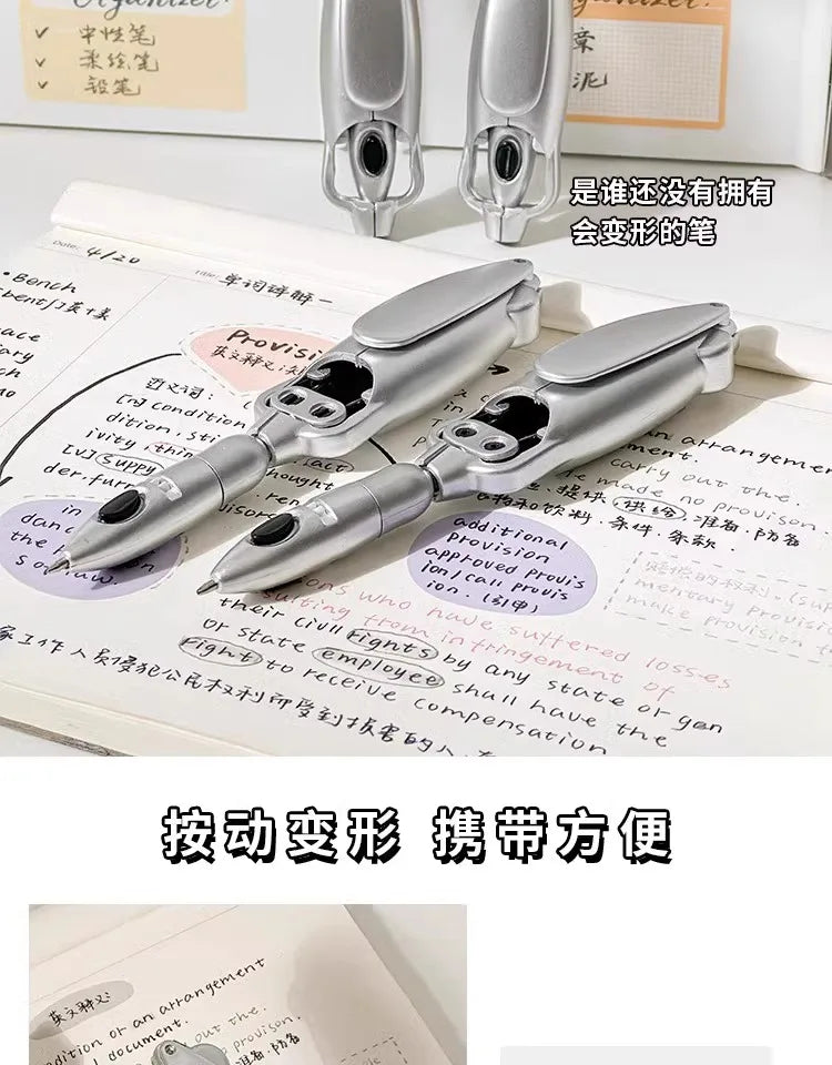 Funny Ballpoint Pen 1.0mm Dark Purple Ink Creative Squid Design Gel Pens Kids Gift Student School Office Stationery Supplies