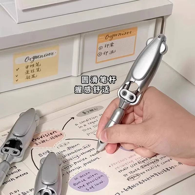 Funny Ballpoint Pen 1.0mm Dark Purple Ink Creative Squid Design Gel Pens Kids Gift Student School Office Stationery Supplies