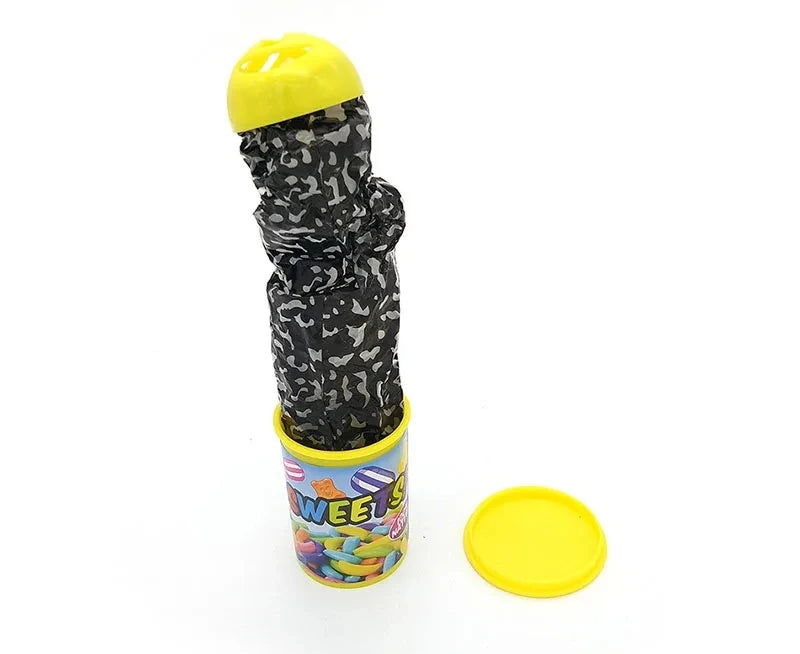 Funny Prank Potato Chip Can Jump Spring Snake Toy Jokes Gift April Fool Day Halloween Party Decoration Prank Trick Fun Joke Toys