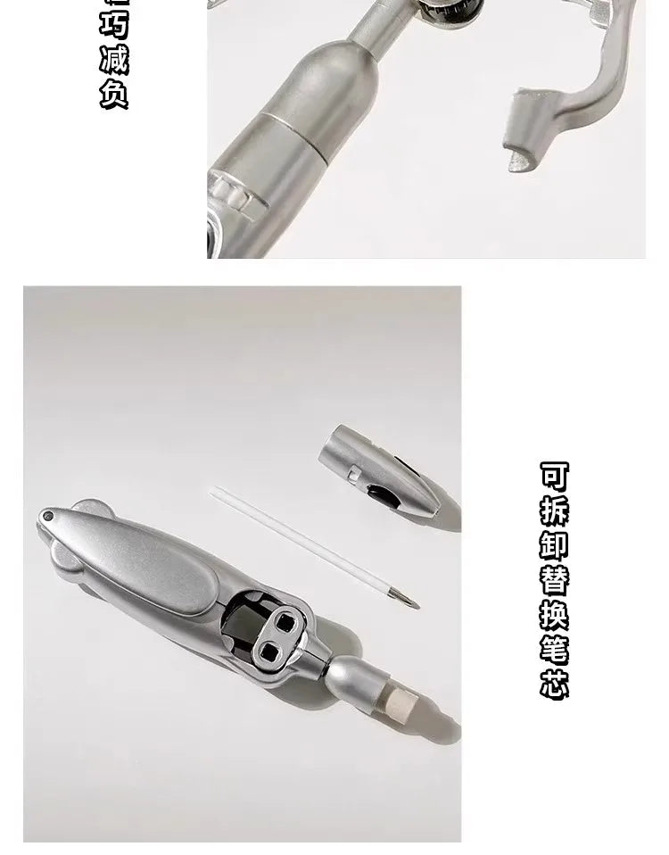 Funny Ballpoint Pen 1.0mm Dark Purple Ink Creative Squid Design Gel Pens Kids Gift Student School Office Stationery Supplies