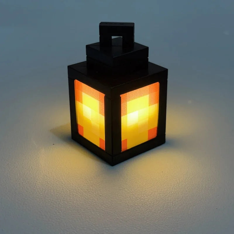 LED Remote Controlled Minecraft Lantern