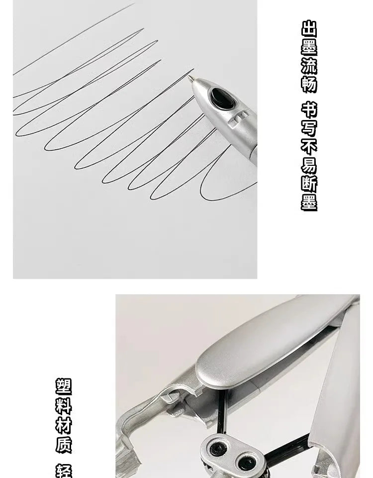 Funny Ballpoint Pen 1.0mm Dark Purple Ink Creative Squid Design Gel Pens Kids Gift Student School Office Stationery Supplies