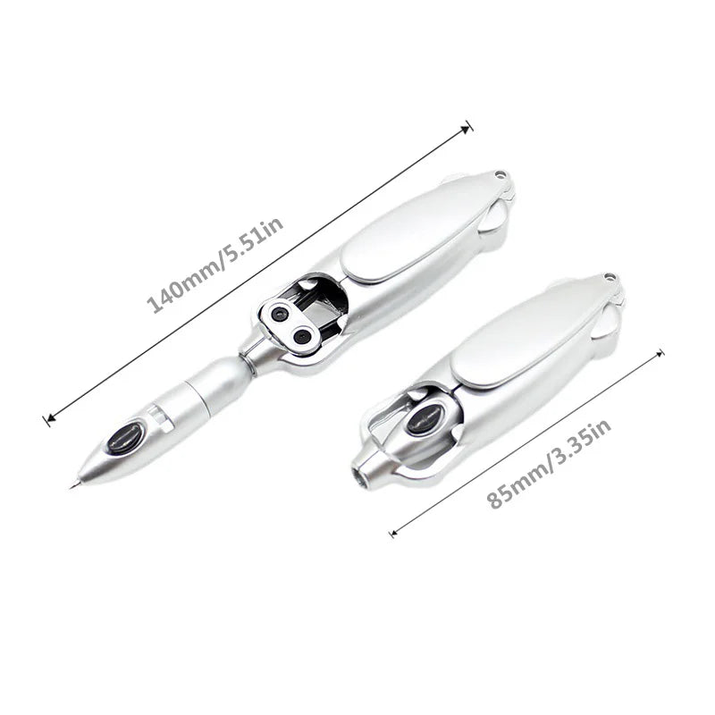 Funny Ballpoint Pen 1.0mm Dark Purple Ink Creative Squid Design Gel Pens Kids Gift Student School Office Stationery Supplies