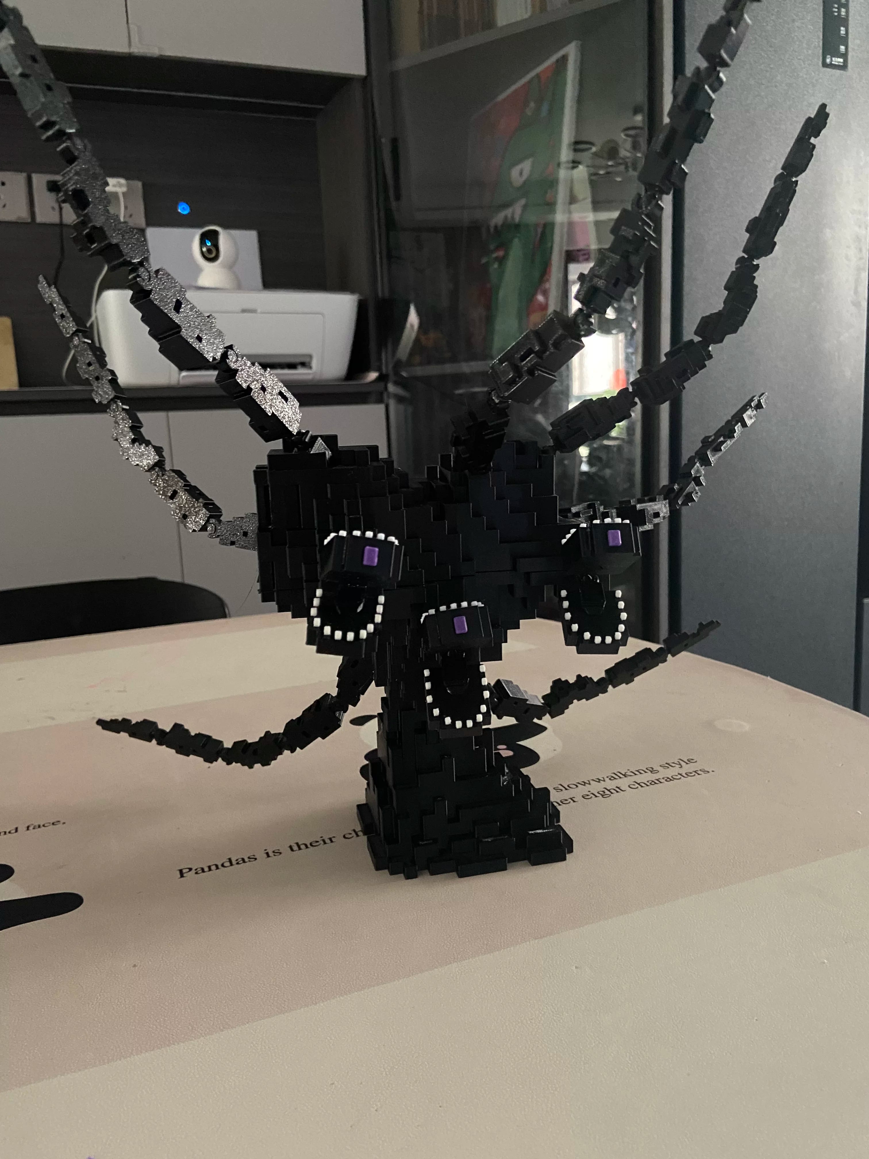3D Printed Minecraft Witherstorm