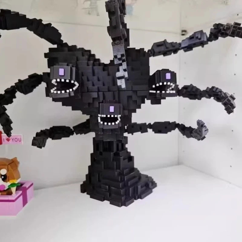 3D Printed Minecraft Witherstorm