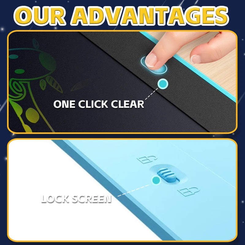 6.5/8.5/10/12/16-Inch LCD Drawing Tablet,Handwriting Pad,Electronic Writing Board,Kids Christmas/Birthday Gifts/Educational toys