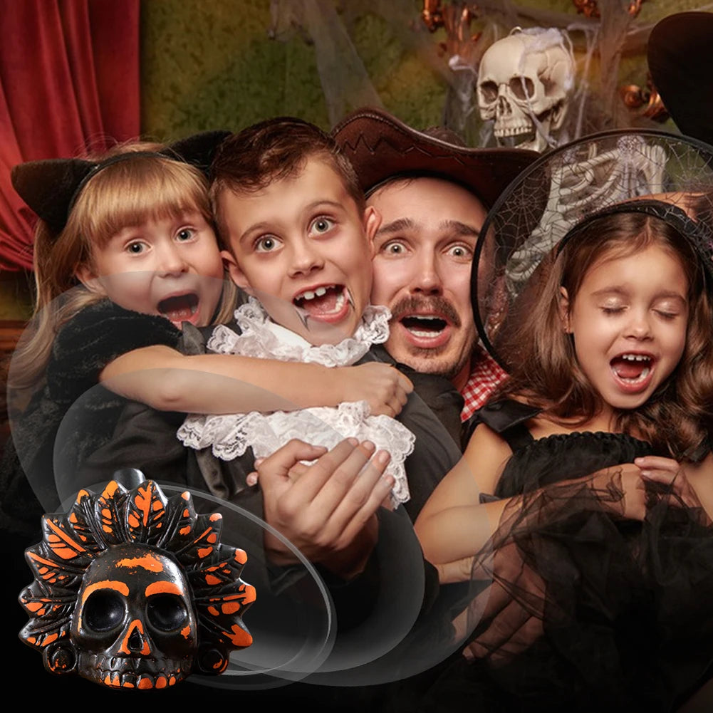 Authentic Aztec Whistle Loud Spooky Aztec Death Whistle Skull Realistic Human Screaming Aztec Ghost War Whistle Halloween Props