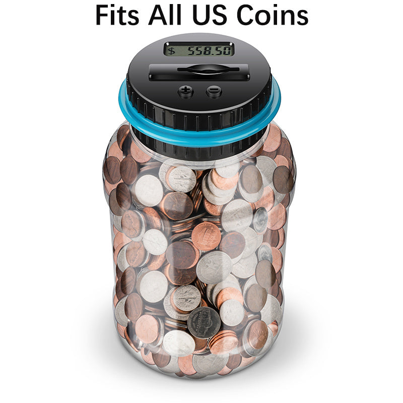 Digital Counting Money Jar
